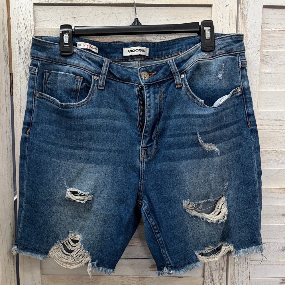 Vigoss Distressed Denim Shorts